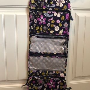 Vera Bradley hanging makeup bag